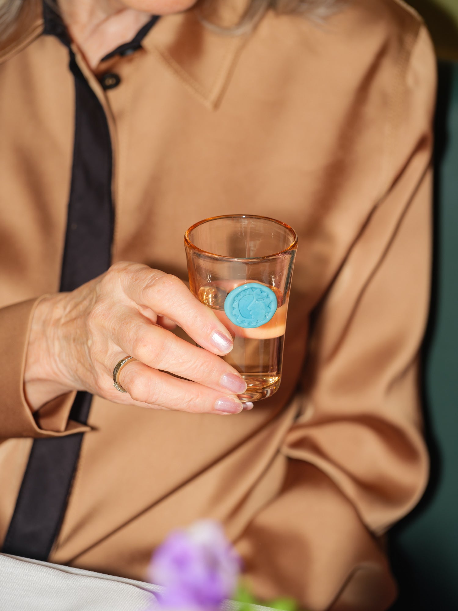 Monogram Glass - set of four