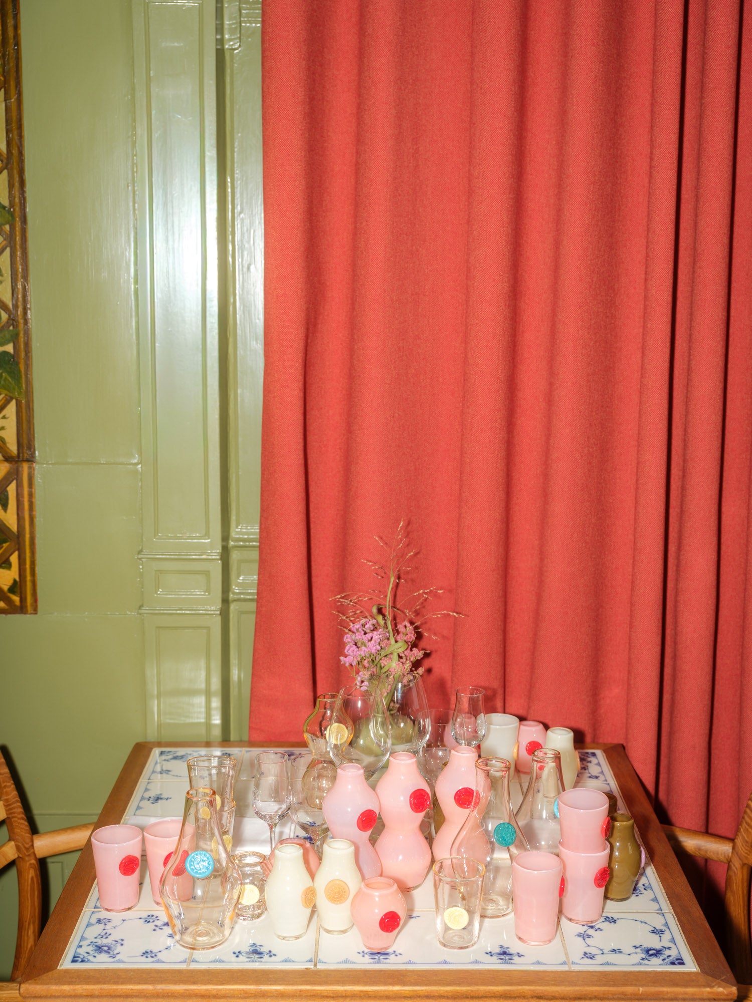 Monogram Glass - set of four