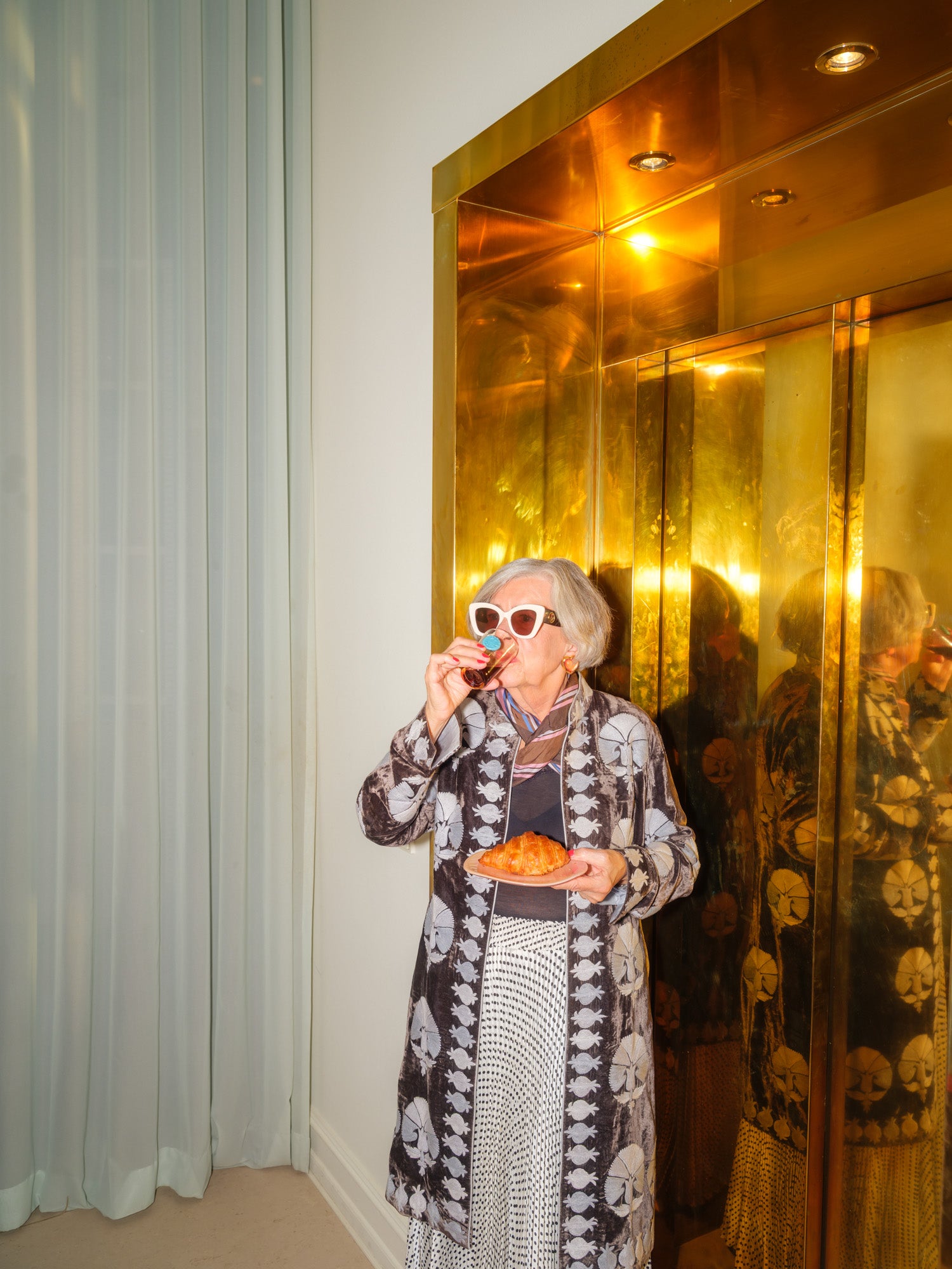 Monogram Glass - set of two