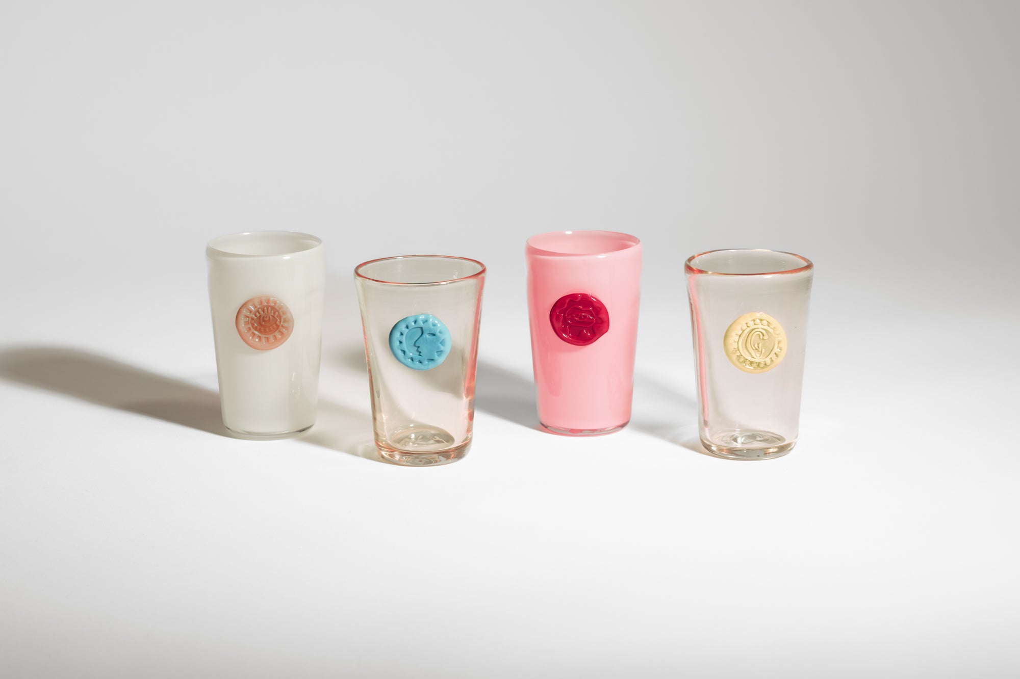 Monogram Glass - set of four