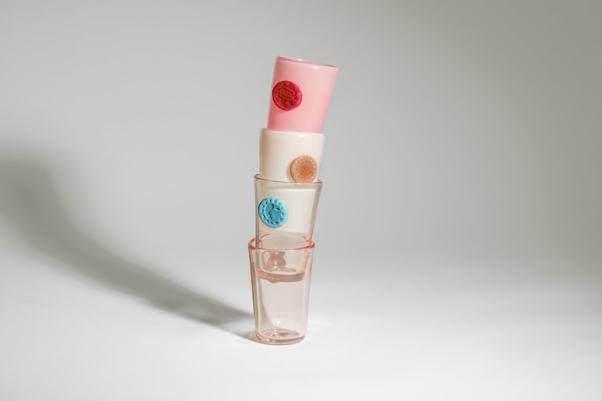 Monogram Glass - set of four